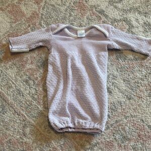 Paty Lavender Knit Baby gown size newborn